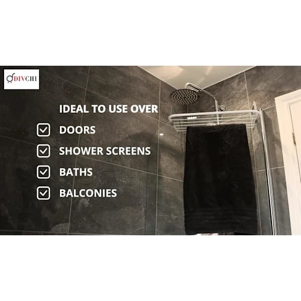 5-bar Foldable Radiator Drying Rack Radiator Towel Holder Clothes Dryer Drying Rack Bar Grey Grey