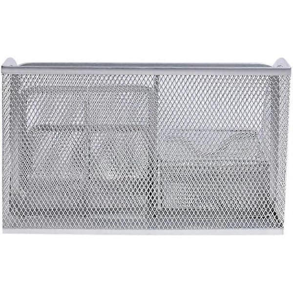 Mesh Desktop Storage Box, Pen Holder, 6-Pack, Office Supplies, Pen Holder, Home Office Storage Tray