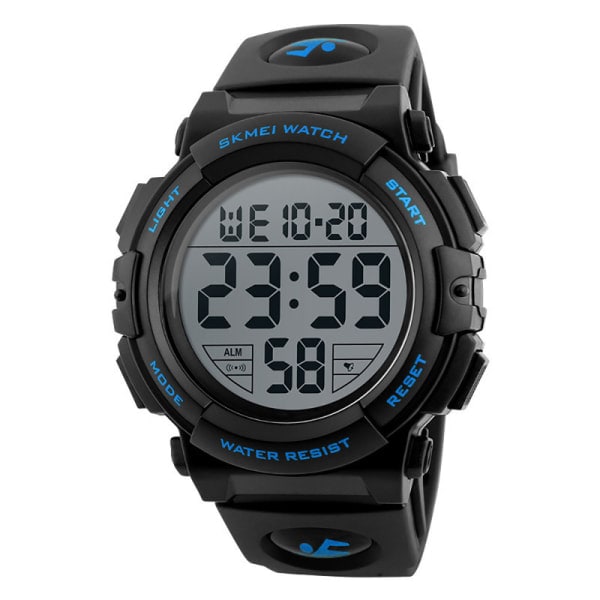 IC Stor Armbandsur Herrklockor Analog Digitalklocka 5 ATM Vattentät Armbandsur