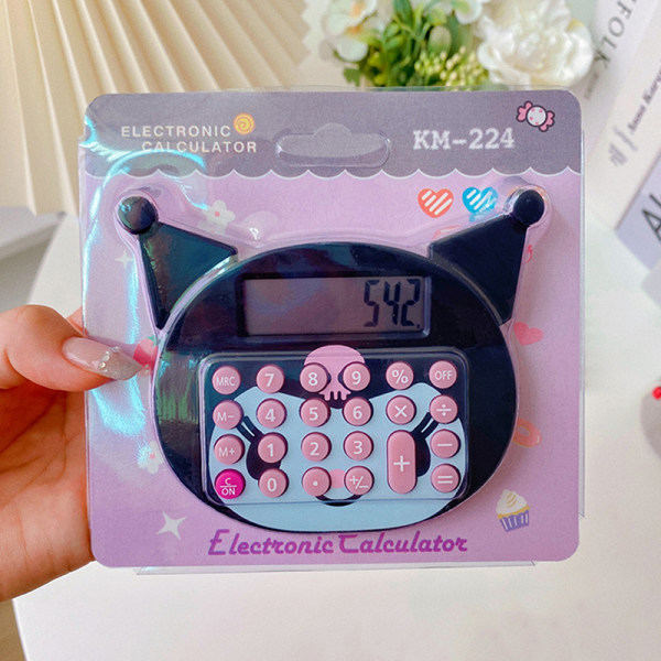 IC e Tegneserie Lommeregner Kawaii Bærbar Kontor Læringsmateriale C A1