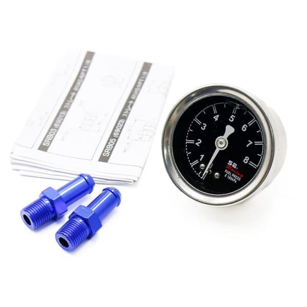 IC Justerbar bensinstyringsregulator for biloverladere Bilmodifisering (blå)