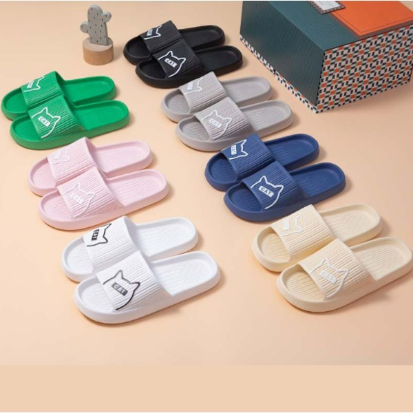 Tofflor Inomhus Tjock Sula Badrum Halkfria Hemmtofflor Tecknade Sandaler Herr och Dam Universal Kattunge Strand Sandaler Dam Par Tofflor