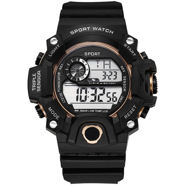 IC UTHAI H117 Watch Mode Sport Elektronisk armbåndsur Lar Gold