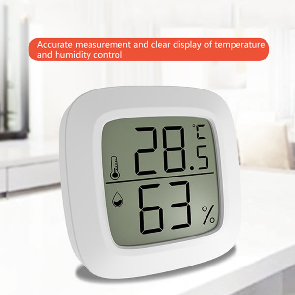 IC Inomhustermometer LCD Digital Rumshygrometer Mätare 1(Celsius)