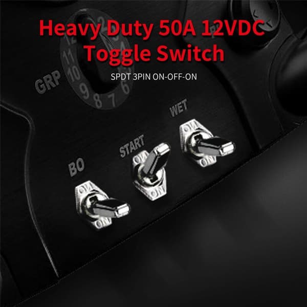 Kraftig 50A 12V DC R13-401-103 Bil Rocker Switch Høj Strøm Modificeret af