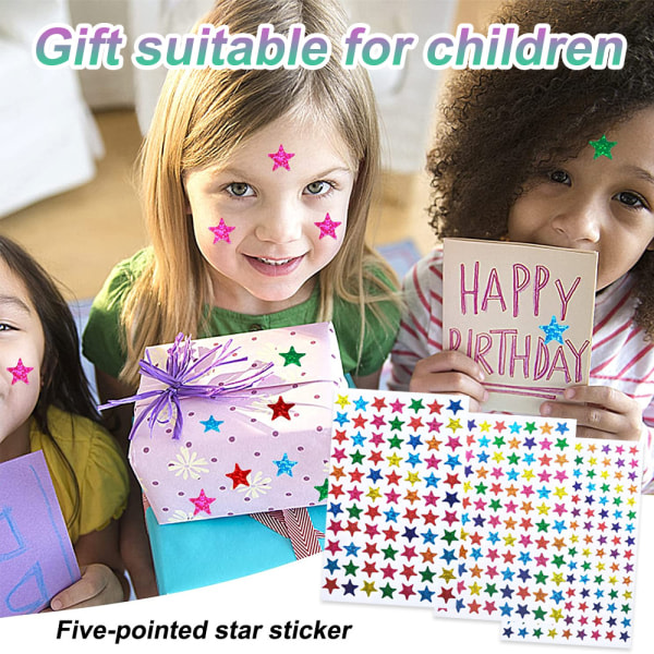 IG Reward Star Stickers Folie Star Stickers Etiketter til hem, skole