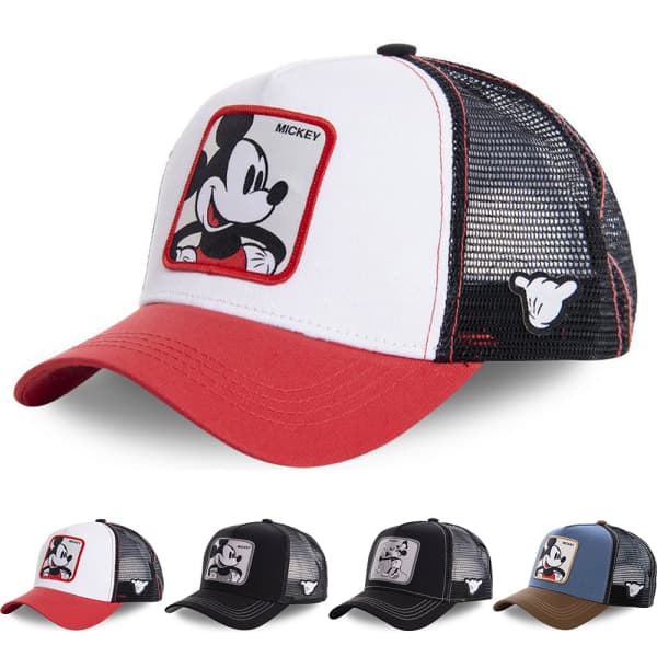 IC Cap Basebollkeps Mickey Mouse Hip Hop Mesh Trucker Sport CNMR #2