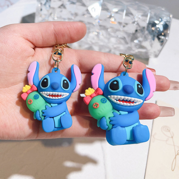 Anime Disney Stitch nøglering Ny Stitch Krammer Baby Dukke IC