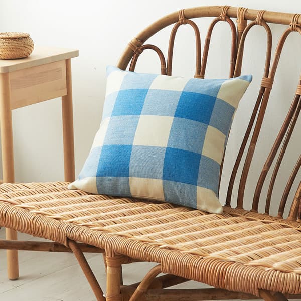 IC Rutete putetrekk Case Farmer's Delight Square Himmelblå