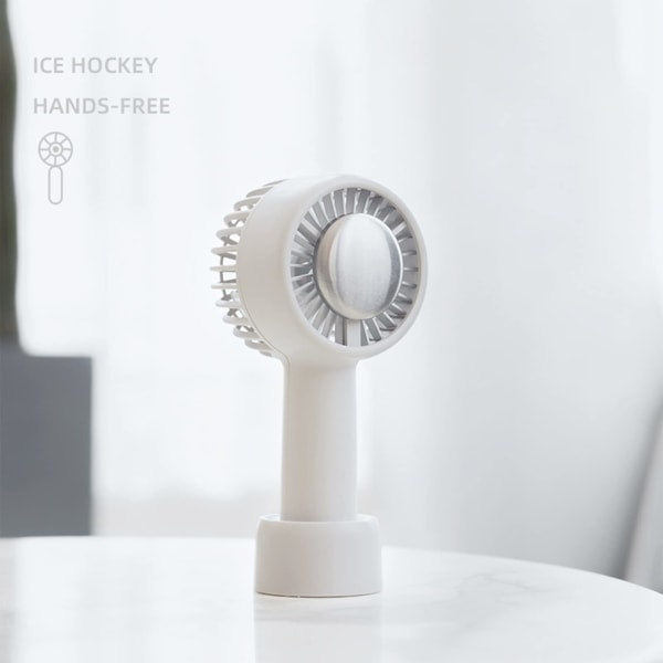 IC USB genopladelig makeup øjenvippeblæser (hvid)