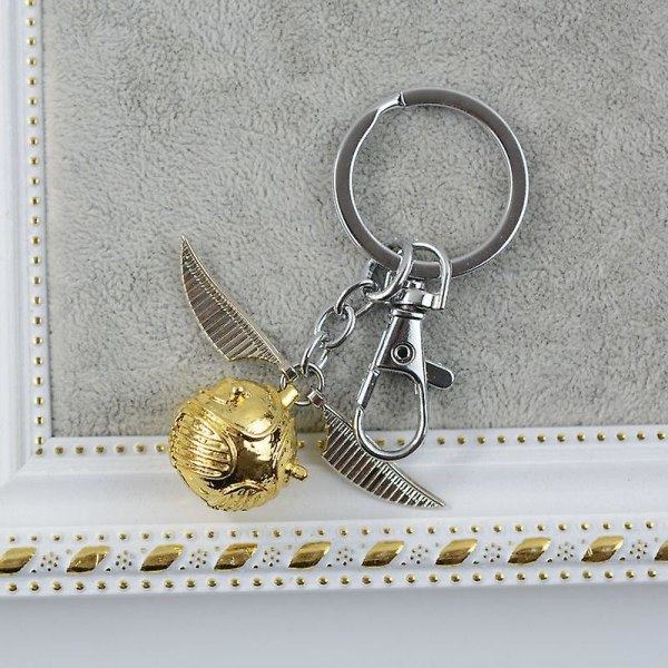 Nøkkelring Heavy Duty Nøkkelring Bil Nøkkelringer Metall Karabinhake Nøkkelringer Harry Potter Gull Snitch Nøkkelring IC