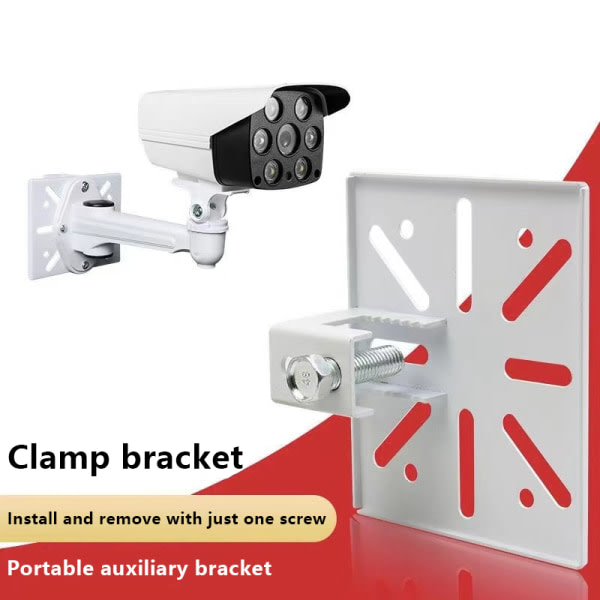 IC Vertikal stolpemonteringsadapter Väggmonteringsfäste för CCTV Secu