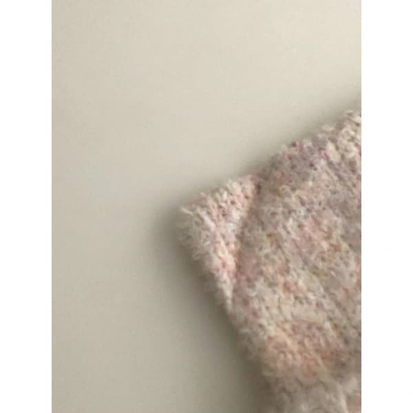 Söt Stickad Mössa med Kattöron - Pom-Pom Band & Uppvikt Kant Varm Vintermössa grå grey
