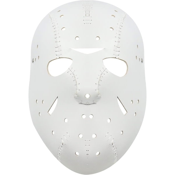 IC SINSEN Jason Voorhees Mask Läder Hockey Kostym Rekvisita Skrämmande Skräck Cosplay Mask for Halloween Party White Jason