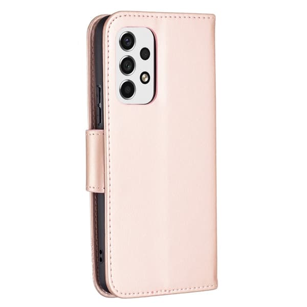 Samsung Galaxy A53 5G Deksel Trykte Sommerfugler Rose Gull 70