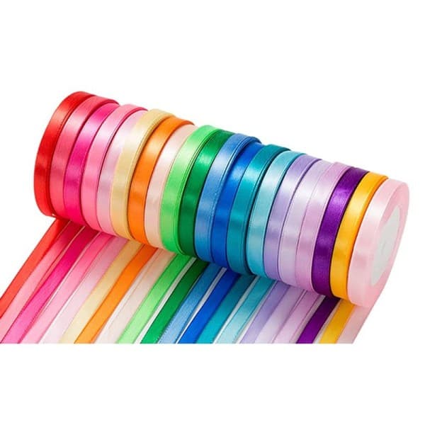 Satinband presentband rosettband 22m x 10mm sidensnöre