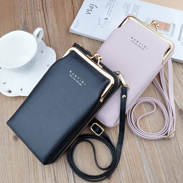 IC Lyxiga läderhandväskor Damväska för kvinna 2022 Mobiltelefonväskor Crossbody-väskor för kvinnor Handväska Clutch Telefonplånbok Axelväska