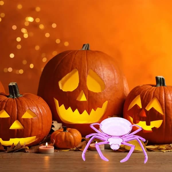Halloween Edderkop Slikskål - Unik vintage til Halloween-slik