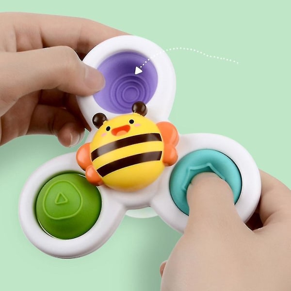 IC CNE 3 stk/ sett Fidget Finger Hand Spinner Sugkopp Sp