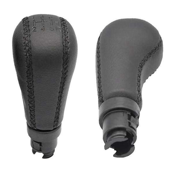 Kompatibel Volvo S60 S80 V70 Xc70 PU Läder Växelspaksknopp Handboll 5 Växlar