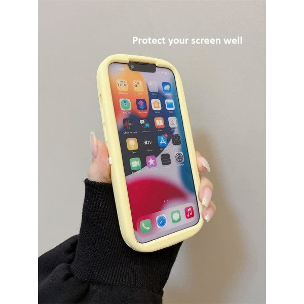 IC iPhone 13 Pro Max puhelimen kuori Söt case 3D Retro Kawaii suojaava puhelimen kuori iPhone 13 Pro Max (Awkward Mask)
