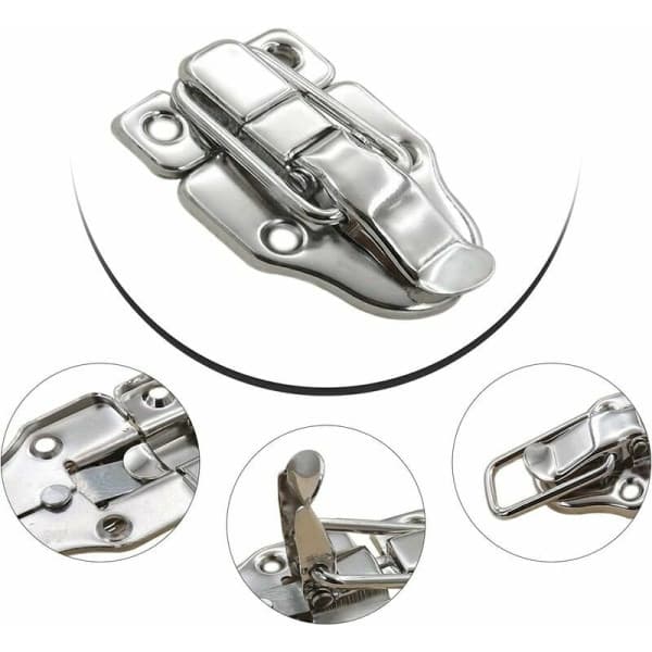 Rustfritt stål Heavy Duty Lås Kapsel Trekasse La IC