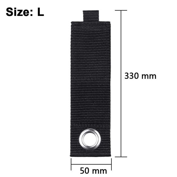 IC 10 stk Gjenbrukbare Kabelbindere Tape Kraftig Oppbevaring L(50*330mm)