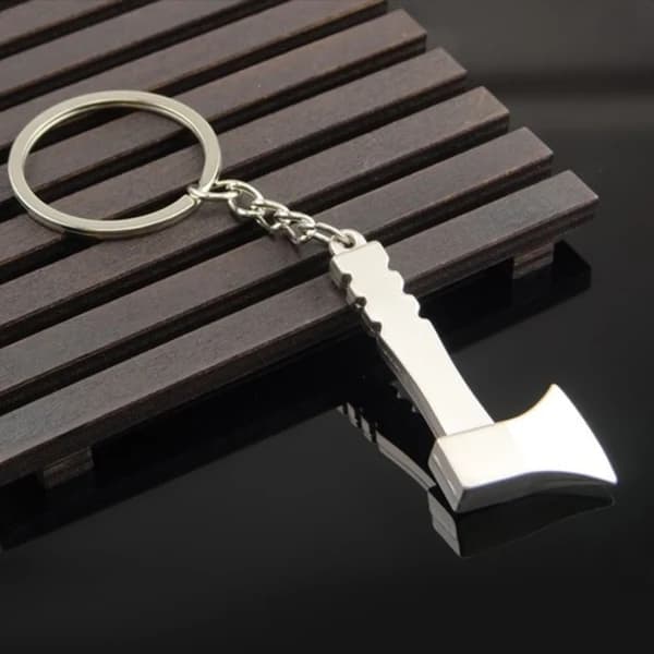 Repair Tool Wrench Pliers Keychain Metal Keyring Gift axe#1 axe#1