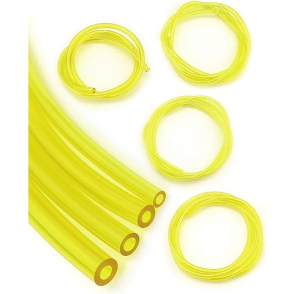4 stk bensinslange, bensinslange, 2 x 3,5 mm, 2,5 x 5 mm, 3 x 5 mm, 3 x 6 m