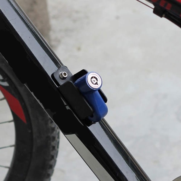 IC Säkerhet skivlås motorcykel cykel stöldskydd hjul skivbroms svart one size