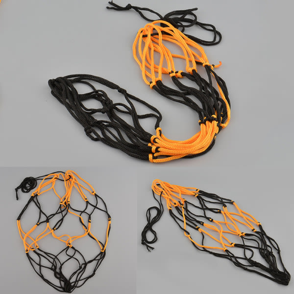 IC 24 stk Fodboldtræningsbold Sparknet Nylon F Orange Black One Size