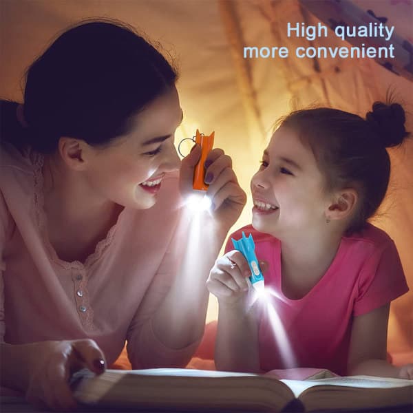 Mini LED-taskulamppu avaimenperät 24 kpl Avaimenperä Lasten juhlatarvikkeet 24 kpl IC