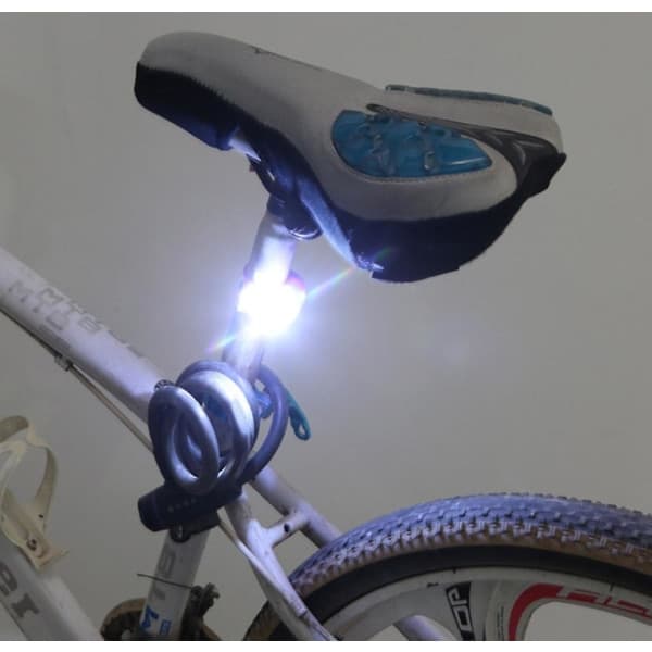IC 10x Cykellys Cykel Forlygte Baglygte Hjullys Led Silikonlys
