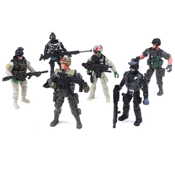 6 stk Kommando Minifigurer Action Moderne Figurer Model Legetøj