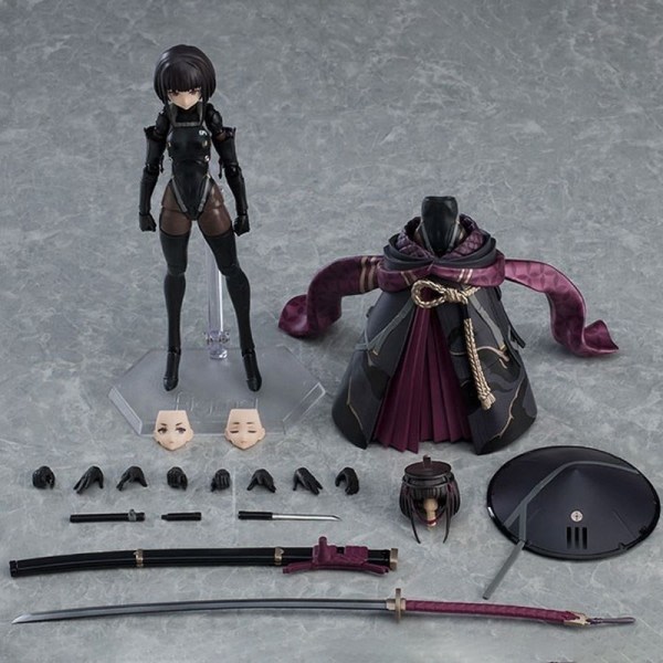 IC 1 stk Anime Figma 549 Ronin Falslander Actionfigur hine Girl Mo Sort One size