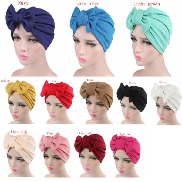 Hatt Kemo Cap Rosett Turban Motorhette VIN RØD