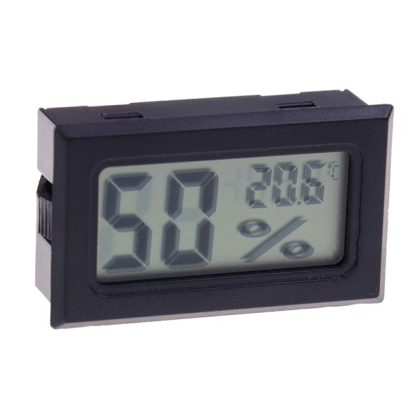 IC Liten digital LCD-termometer hygrometer fuktighetstemperatur slumpmässig färg onesize