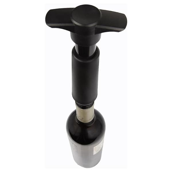 Sort Pump+ Vinspare-stoppare holder vinet friskt (Sort Pump+