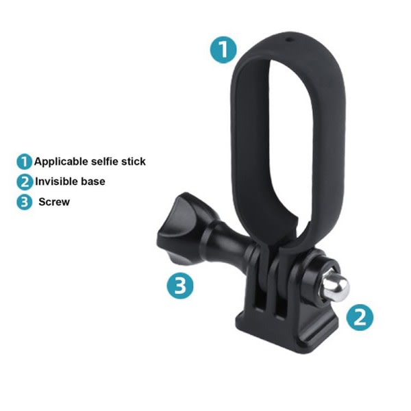 IC Insta360 Go2 Skyddande Ramfäste ABS PC Adapterfäste Stabilisator för Insta360 Go2 Kameratillbehör