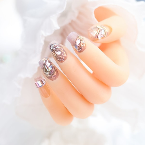 Klara nagelstrass kristallnaglar ädelstenar stenar blandade strass med platt baksida diamanter ädelstenar för DIY nagelkonsttillbehör
