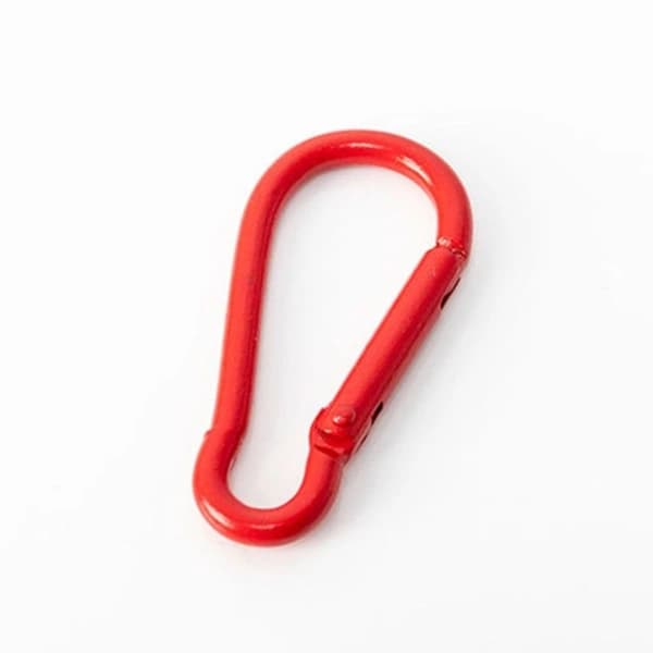 Keychain Bag Hanging Buckle Keychain U Disk Pendant Mountaineering Buckle DIY X red red