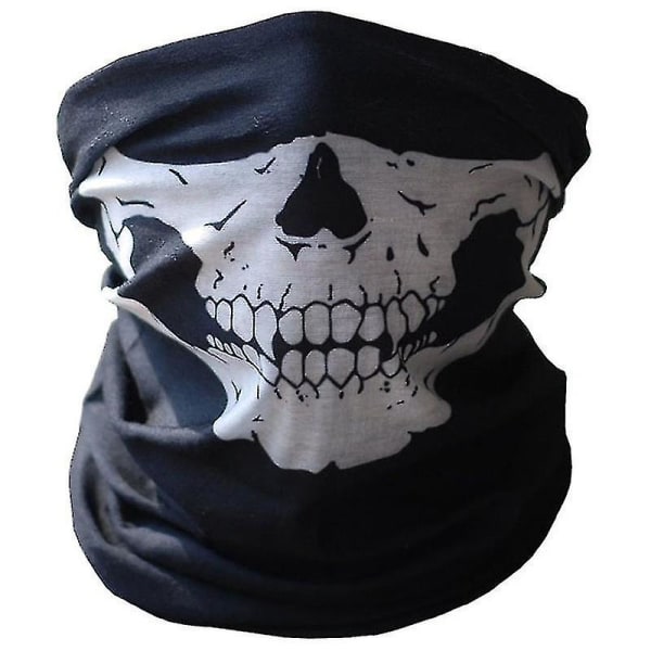 Halloween Mask Skrämmande skalle Hakmask Skeleton Ghost Handskar