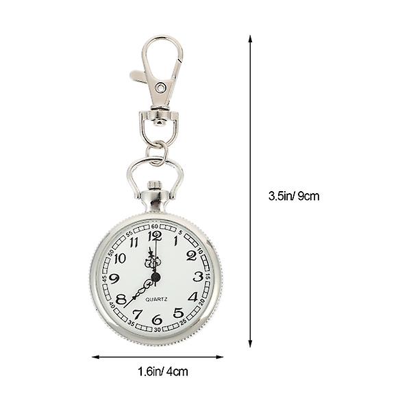 1. praktisk sygeplejerske lommeur Bærbar hængende ur (9X4cm, hvid) IC