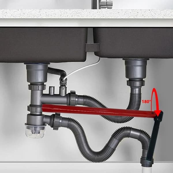 8-13mm Badrumsbackmutter-kit med utbytbar skiftnyckel, VVS-kraninstallationsverktyg