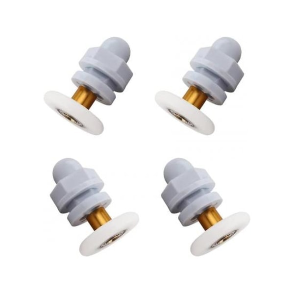 4-pack Duschdörr Hjul 25mm Duschdörrsrullar