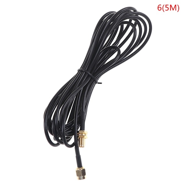 0,3-5M SMA-uros-SMA-naaras kaapeli RG174 RF-liitäntäsovitin WIFI 6 (5M)
