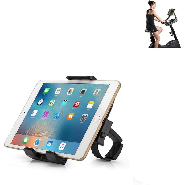 IC Gymstyre Indendørs på Træningscykler og Løbebånd og Rattholder til 3,5-12\" Tablets/Mobiltelefoner (til 7,9-11,9\" iPad)