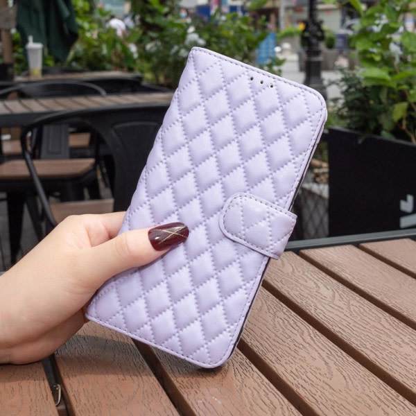 IC Samsung Galaxy S23 Ultra Kotelo Timantti Tekstuuri Lila