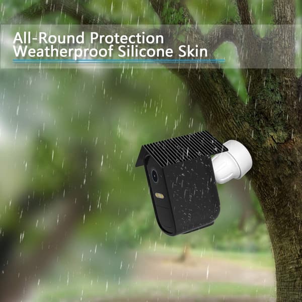 stykker - Sort - Beskyttende - silikonecover - eufyCam - Nem - installation - /snebestandig