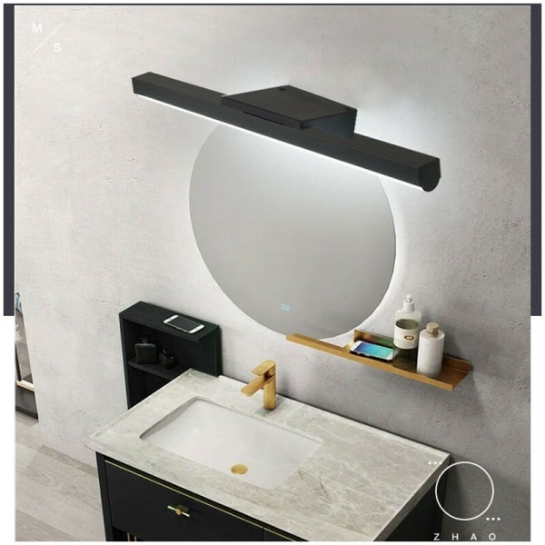 IC Badeværelsesspejl Spotlight Vægslampe Natbordlampe (300 mm 5W 6000K hvidt lys)
